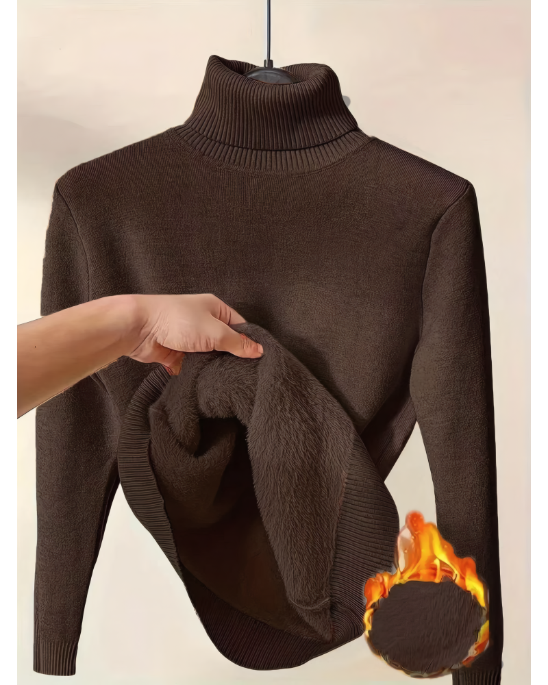 Cozy Turtle Neck Pullover Sweater