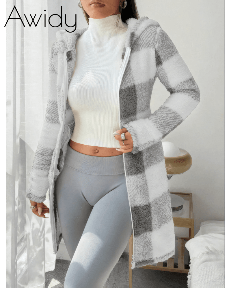 Out Of Town Plaid Sherpa Shacket