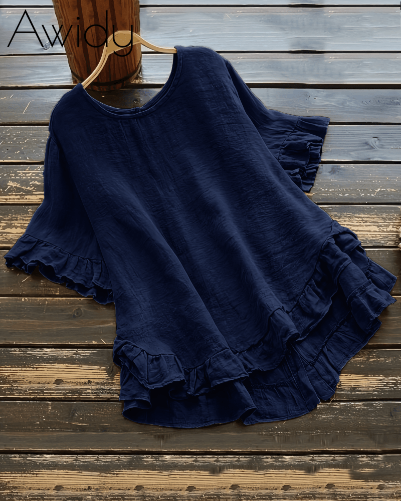 Left On Read Ruffle Top