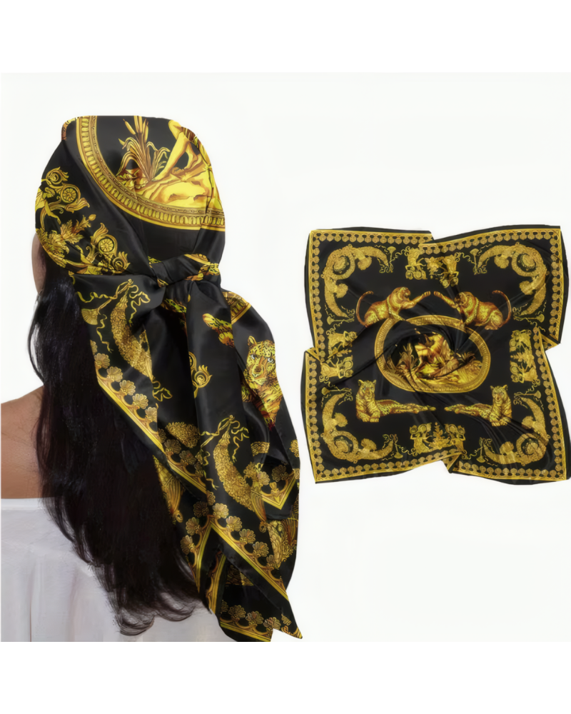Vintage Press Silk Scarf