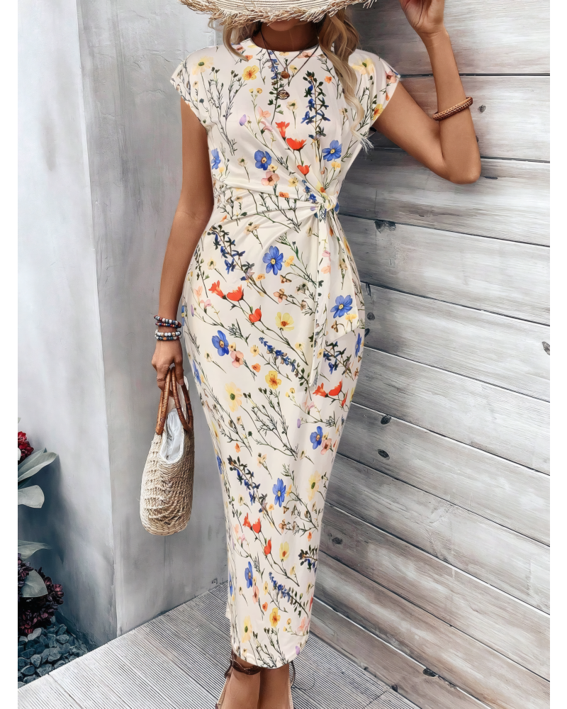 Marina Mornings Tie Dress