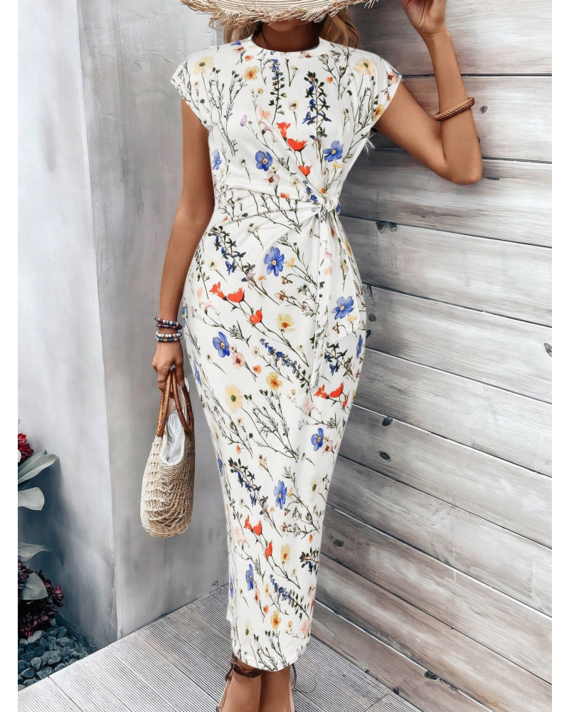 Marina Mornings Tie Dress