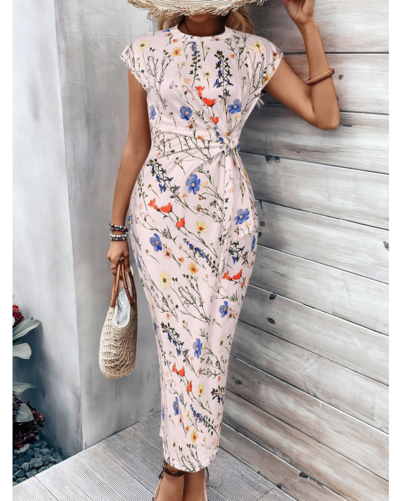 Marina Mornings Tie Dress