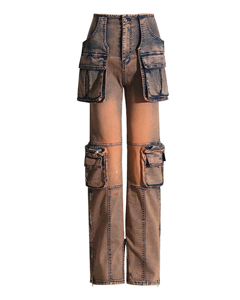 CityScape Cargo Jeans Coffee