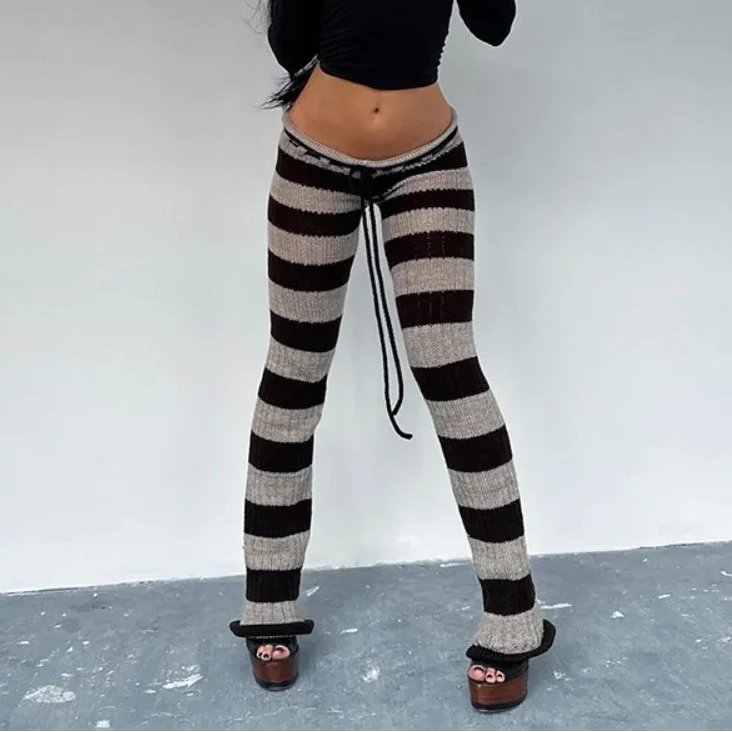 Striped Knit Pants