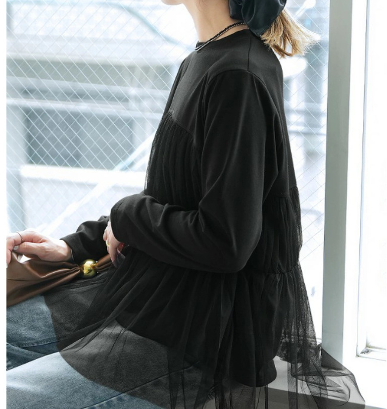 Sheer Combo Tunic Top