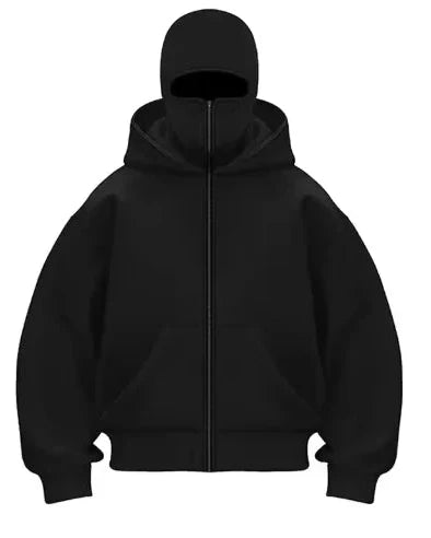 Masked Zipped Hoddies
