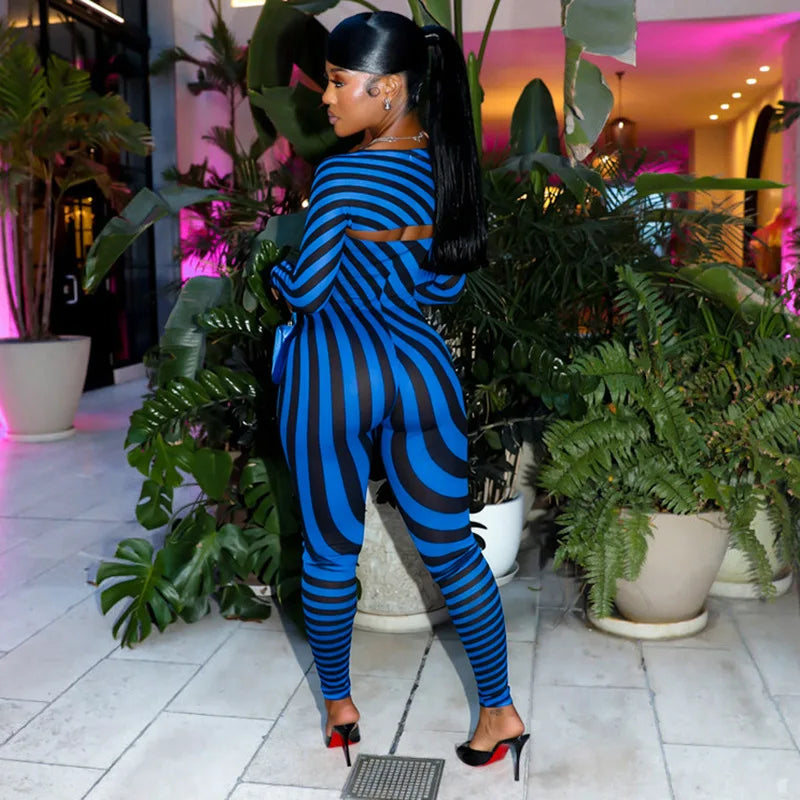 Swirl Print Tube Jumpsuit Shrug Set