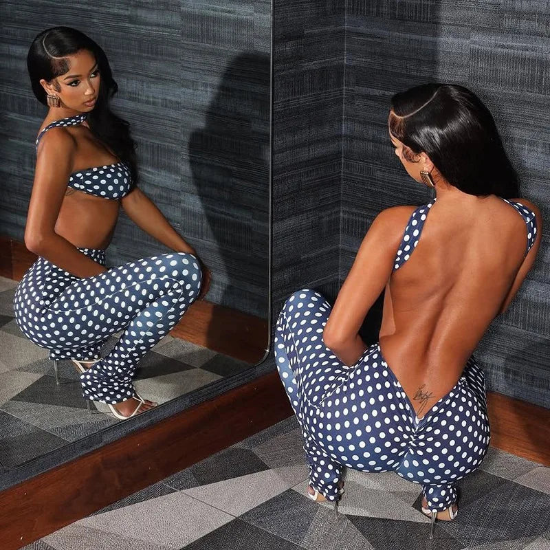 Polka Dot Choker Set