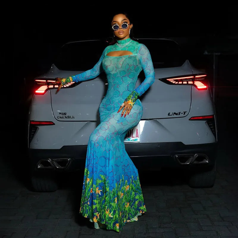 Garden Nights Maxi Dress