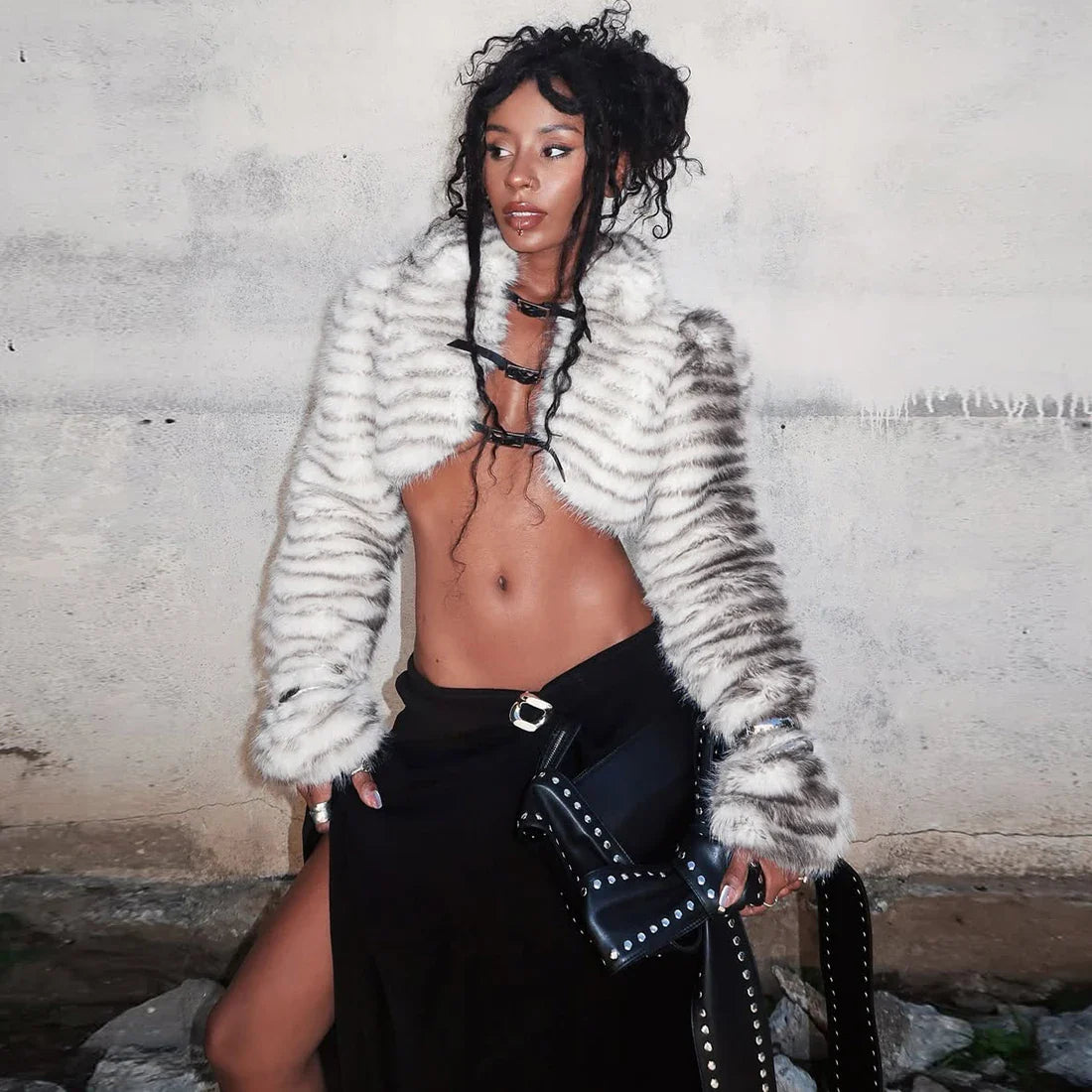 Fierce Frost Faux Fur Jacket