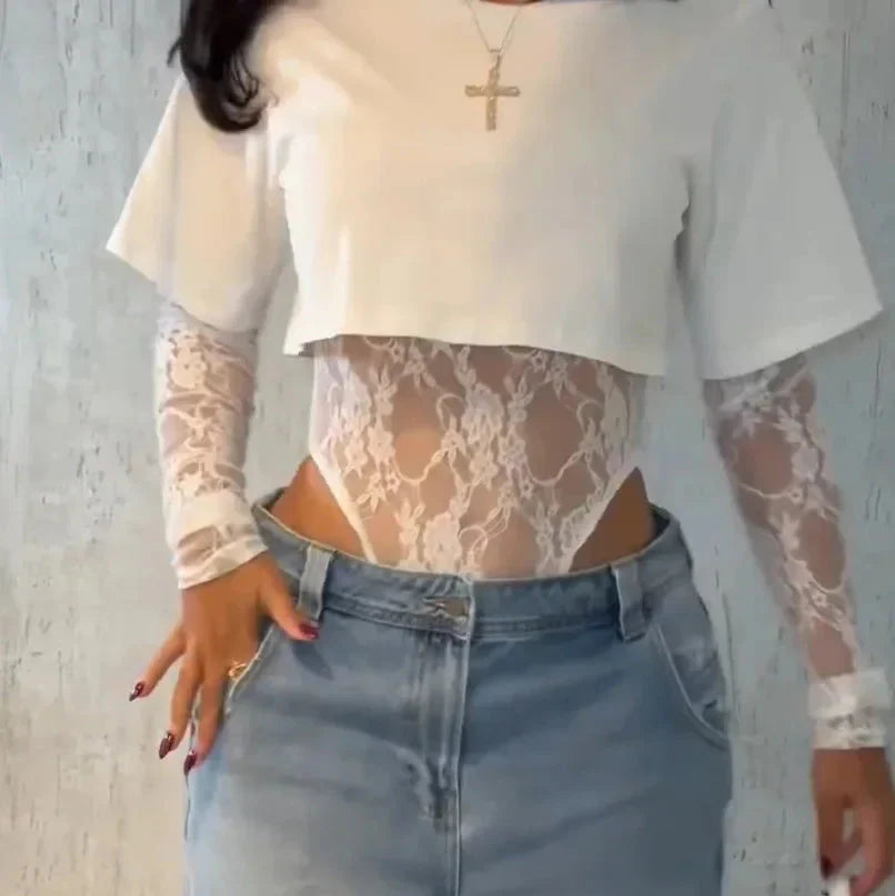 Luxe Illusion Lace Bodysuit