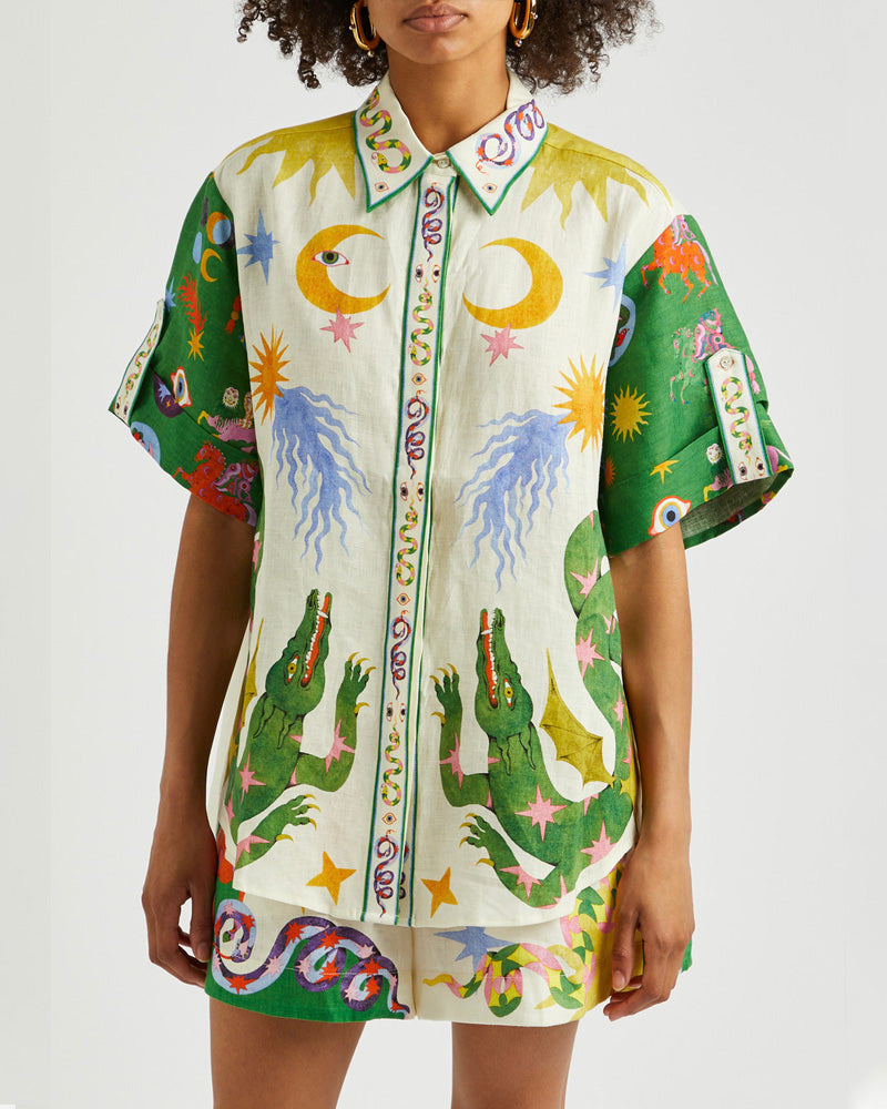 Seeker Linen set Shorts set