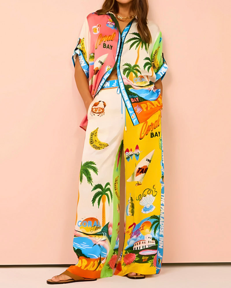 Seeker Linen set Pants set