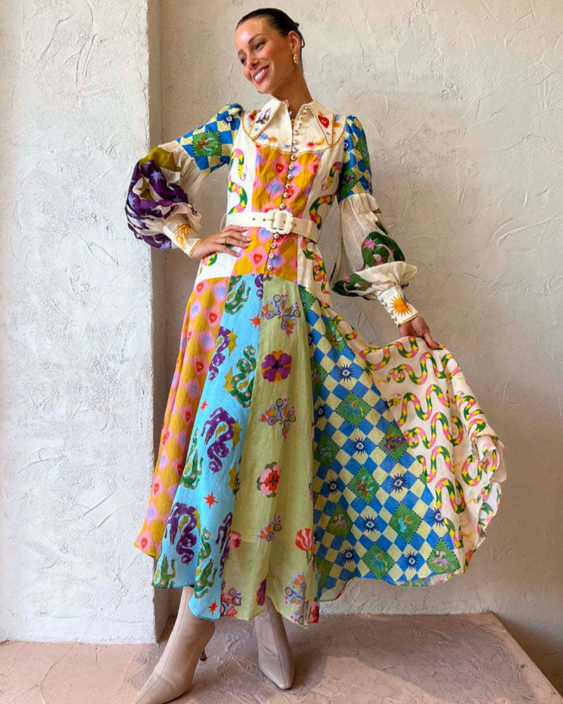 Villa Seeker Shirt Dress Seeker-Orange