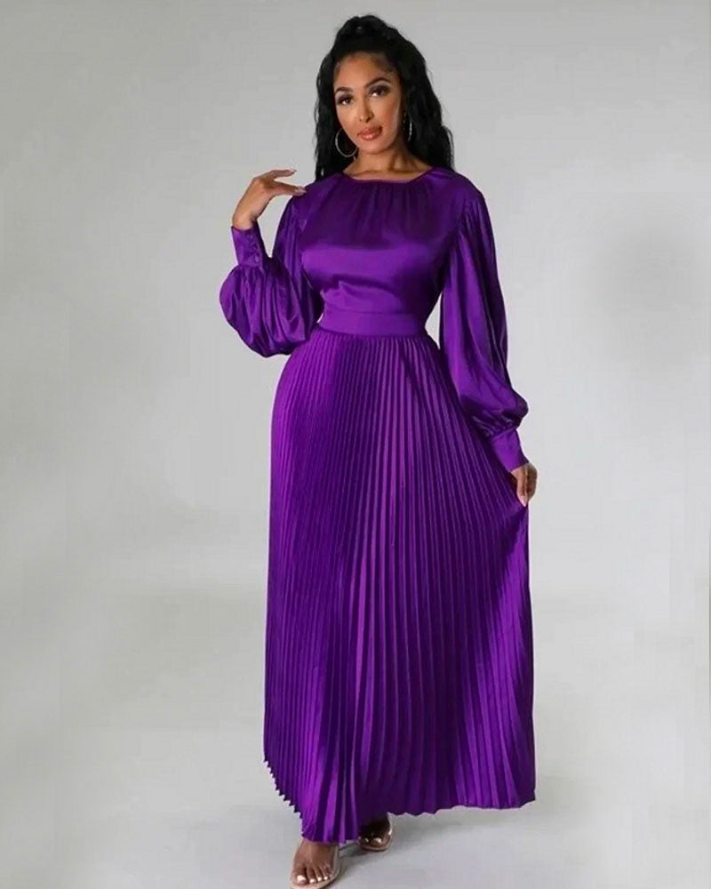 Serve Them With Class Dress Purple