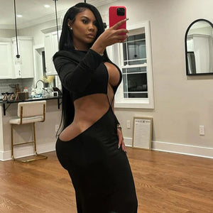 Allure Cut Out Maxi Dress