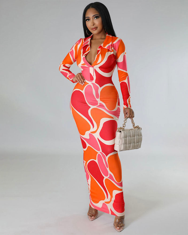 Shamor Maxi Dress Red