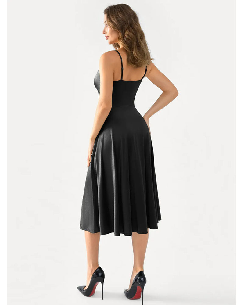 Shapewear Flowy Midi Dress