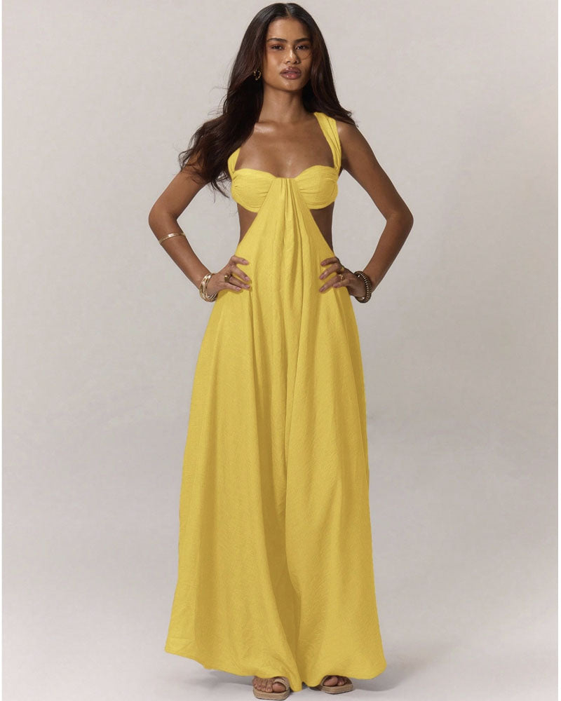 Show Gal Pant Set Yellow