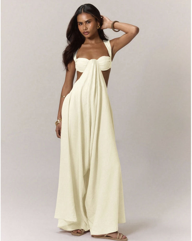 Show Gal Pant Set Beige