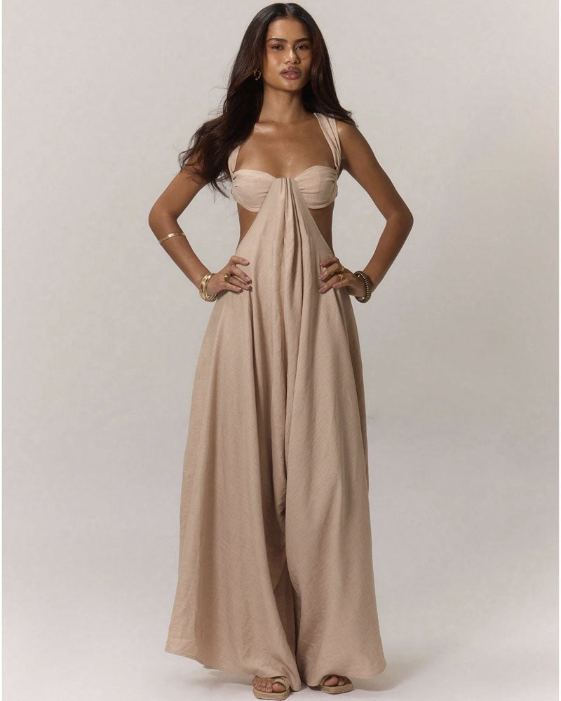 Show Gal Pant Set Khaki