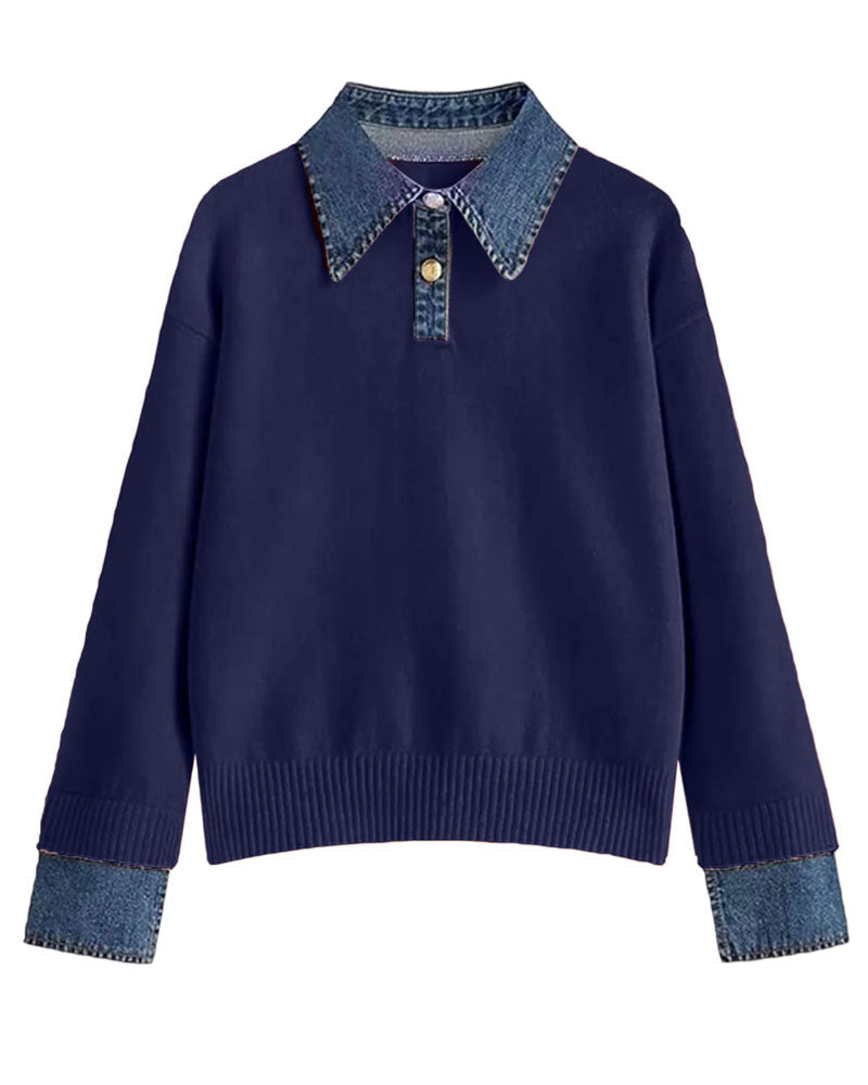 Siena Denim Mix Sweater