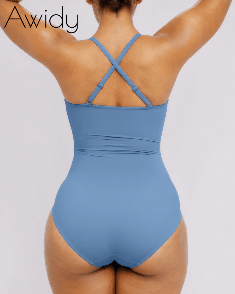 U-Ring Cut Out Shaping Swimsuit