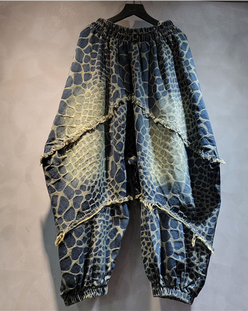 Sneak Attack Denim Vest/Pants Pant-B