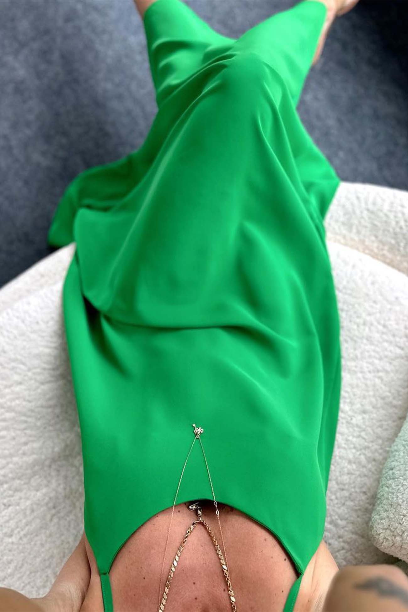 Solid Color A-Line Sleeveless Midi Dress