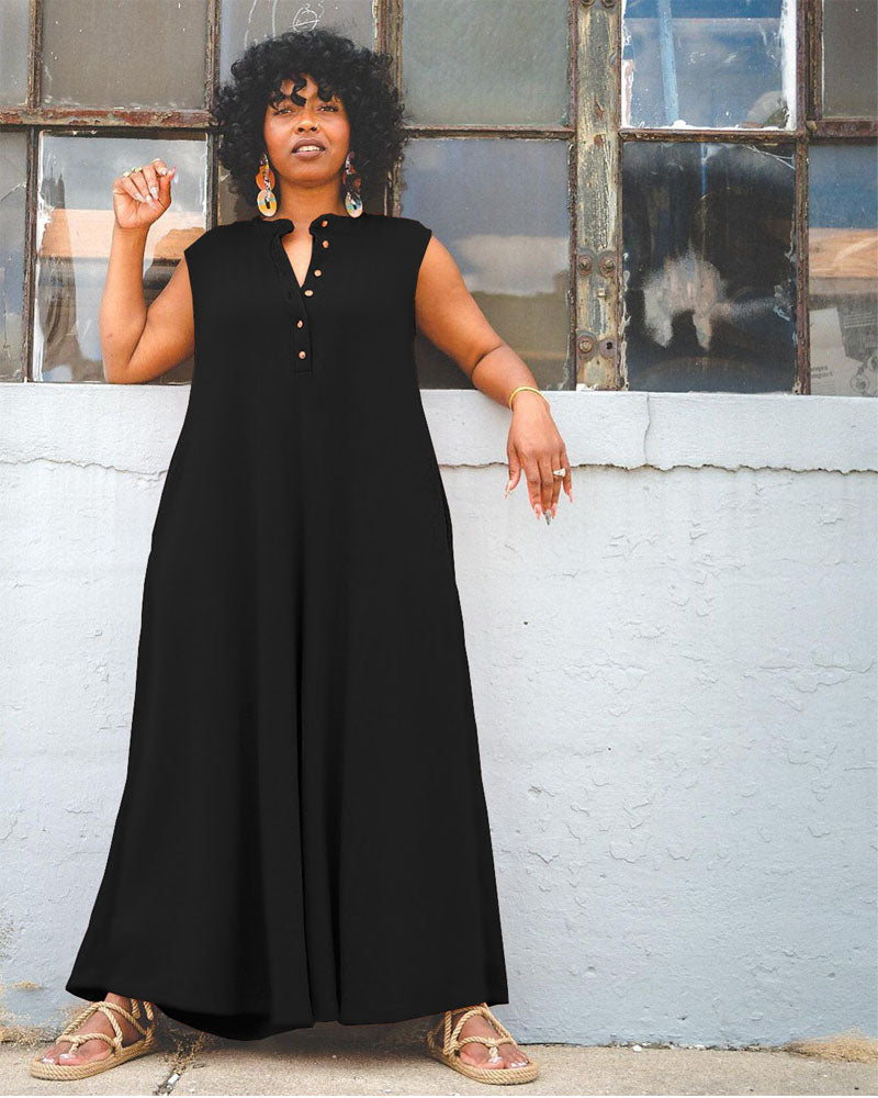 Speakeasy Jumpsuit Black