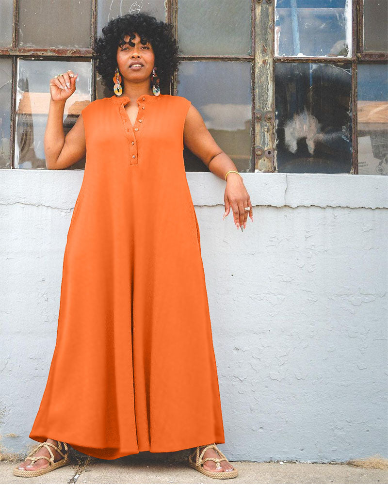 Speakeasy Jumpsuit Orange