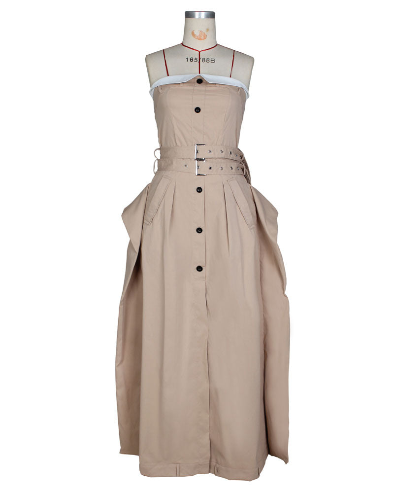 TRENCH IN THE CITY MAXI DRESS