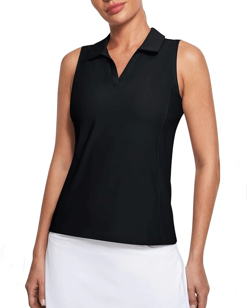 Stay Active Golf Shirt Black