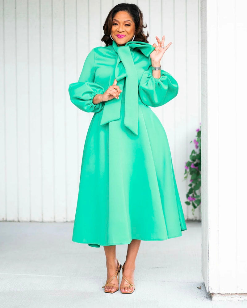 The Classic Dress Light Green