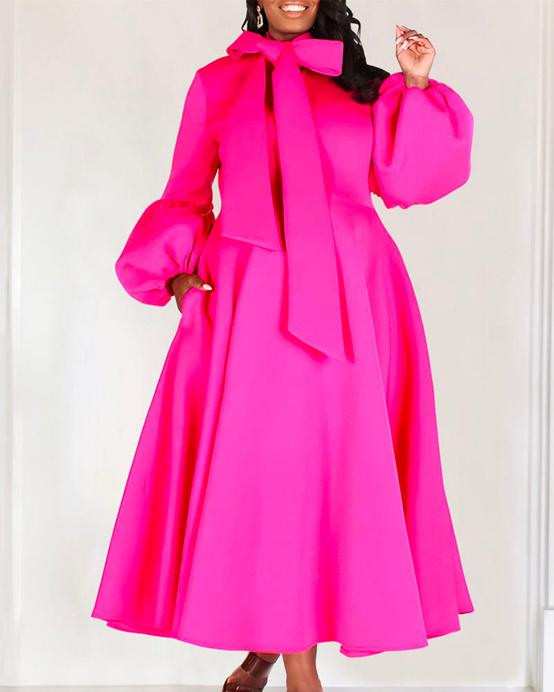 The Classic Dress Hot Pink