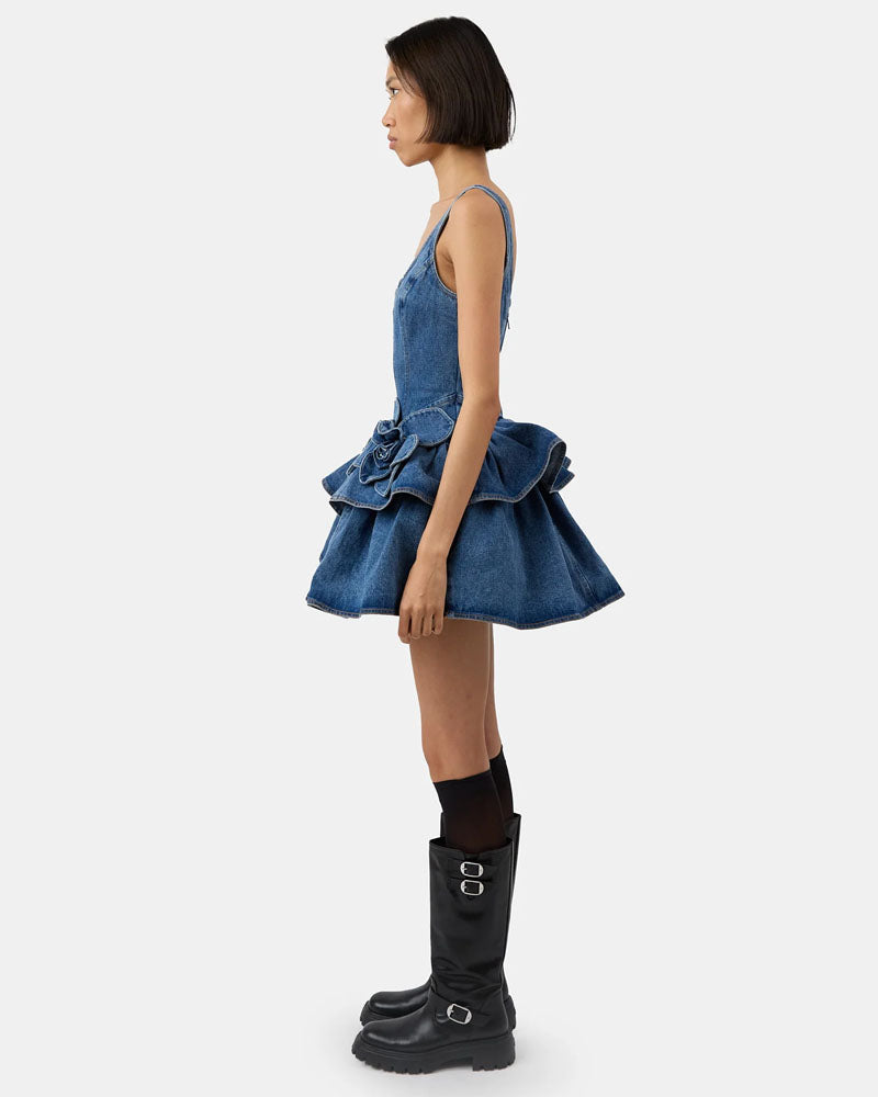 The Devyn Saxe Denim Dress