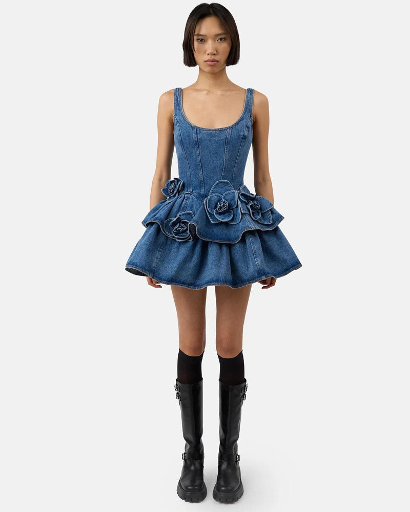 Das Devyn Saxe Denim-Kleid