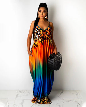Tressa Maxi Dress ORANGE