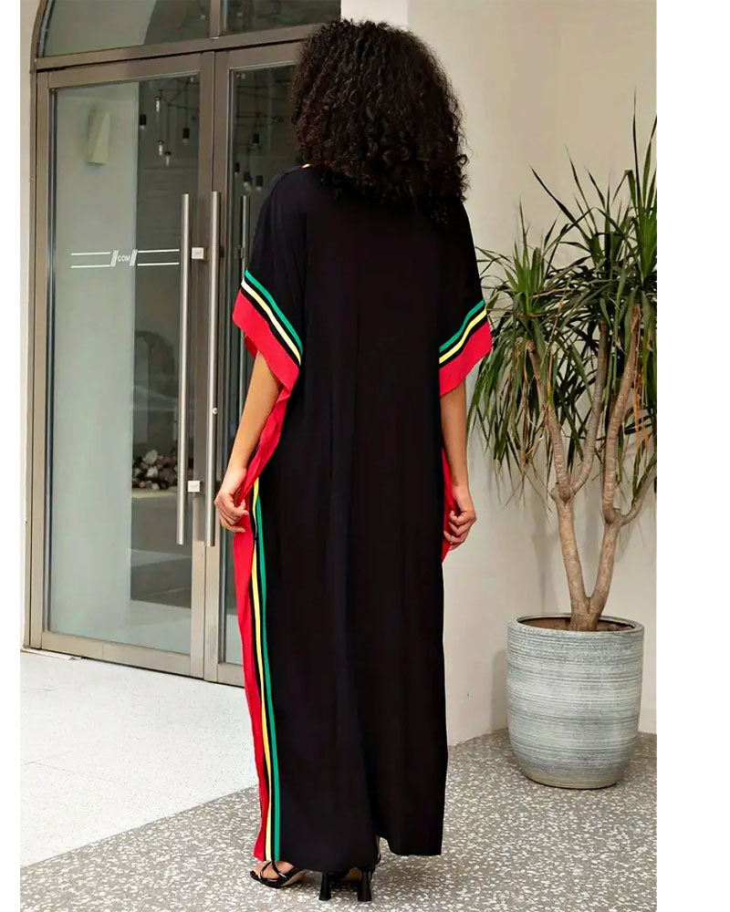 Tropical Kaftan Dress