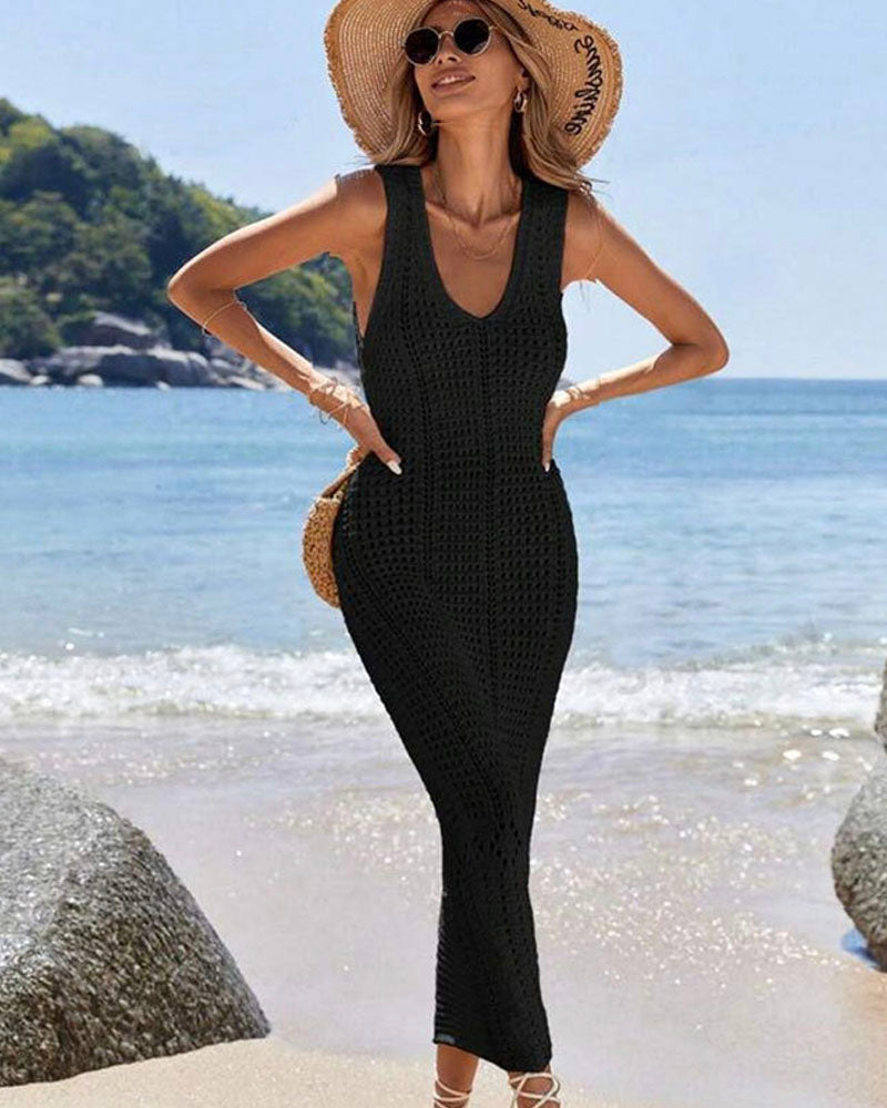 Vacay Cover Up Black