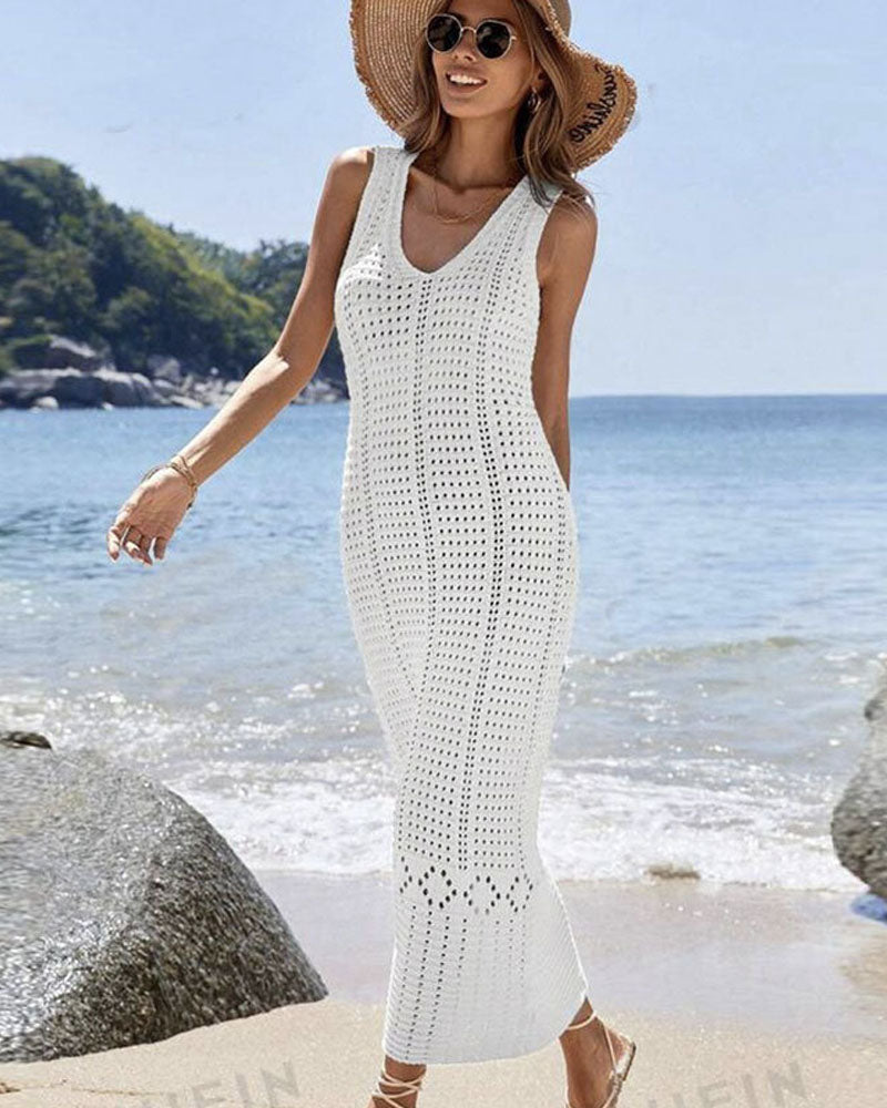 Vacay Cover Up White