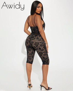 Victoria Lace Capri Set