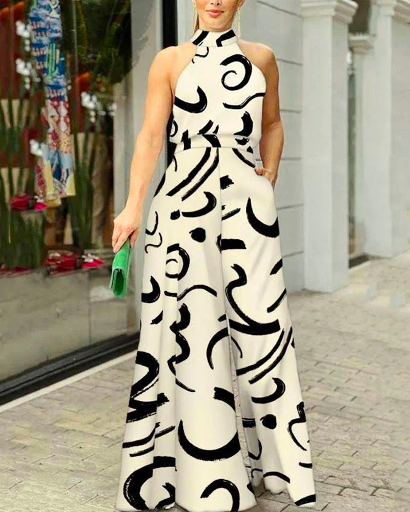 Waiting For Action Jumpsuit Beige