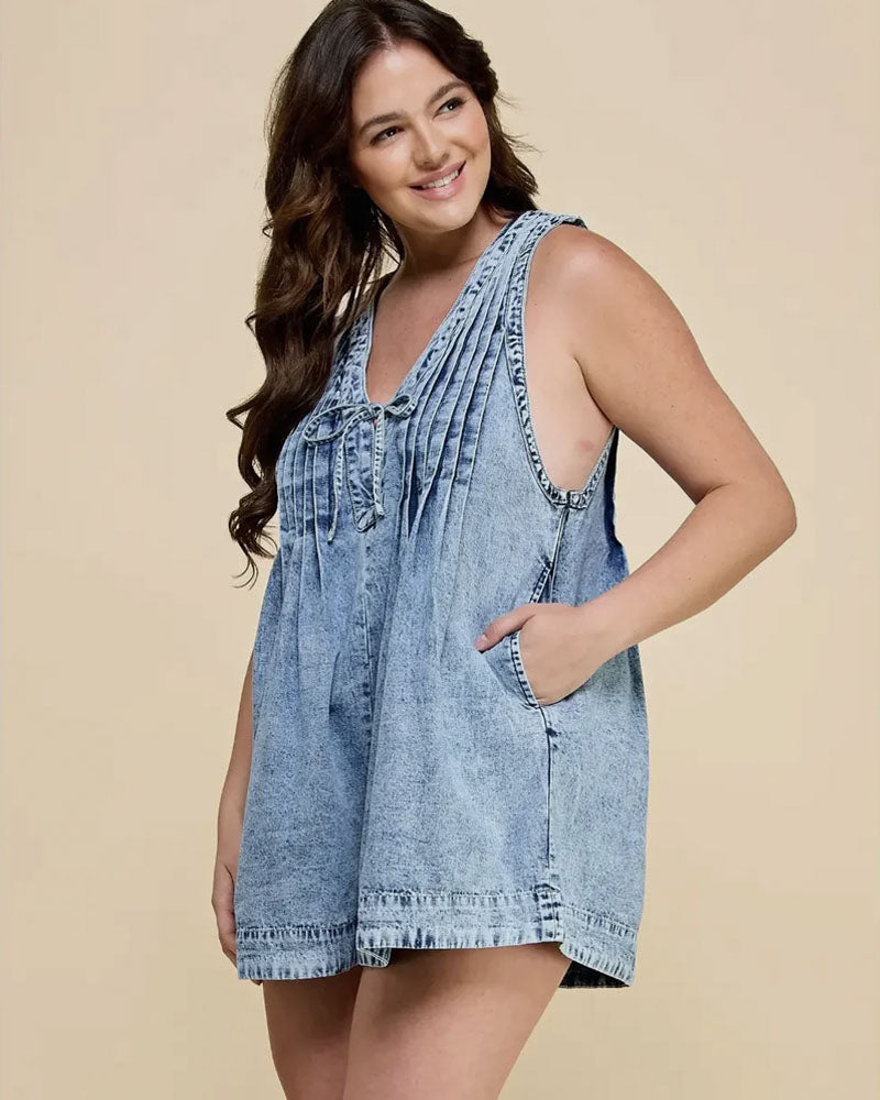 Webster Denim Romper