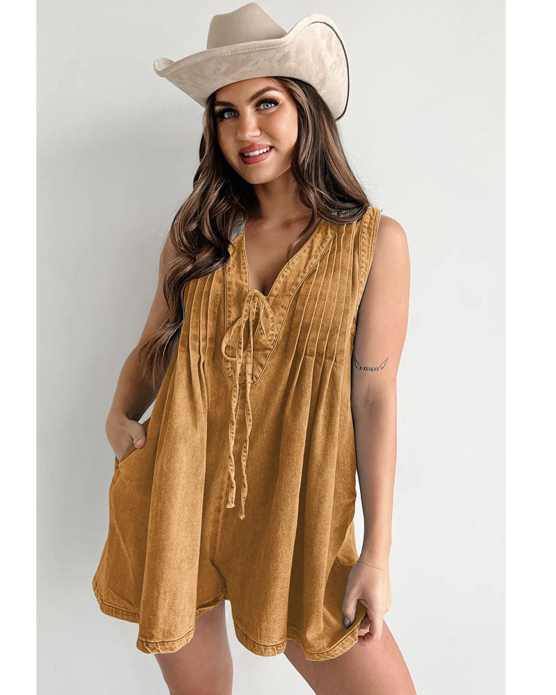 Webster Denim Romper