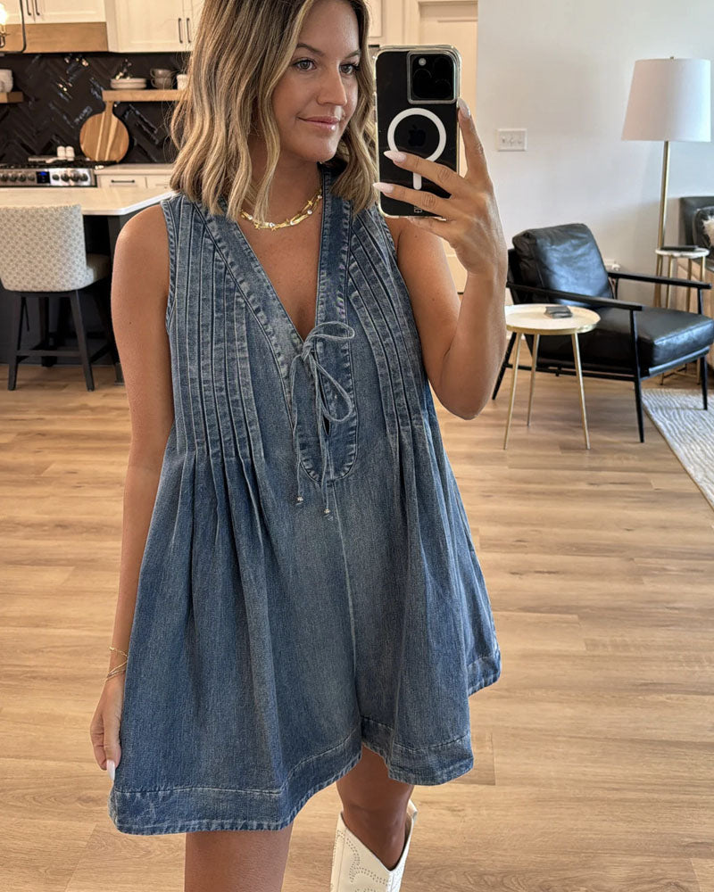 Webster Denim Romper