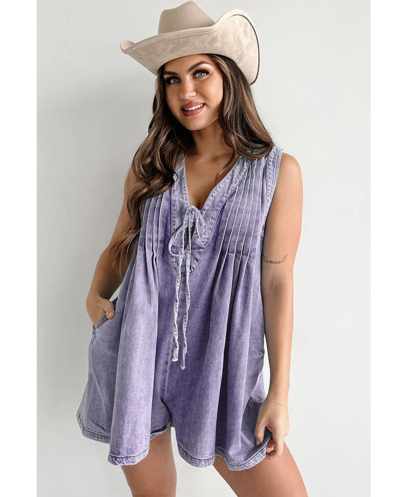 Webster Denim Romper