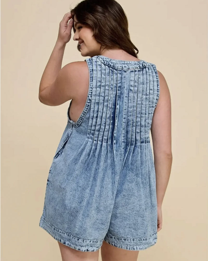 Webster Denim Romper