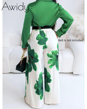 Where Flowers Flow Satin Set